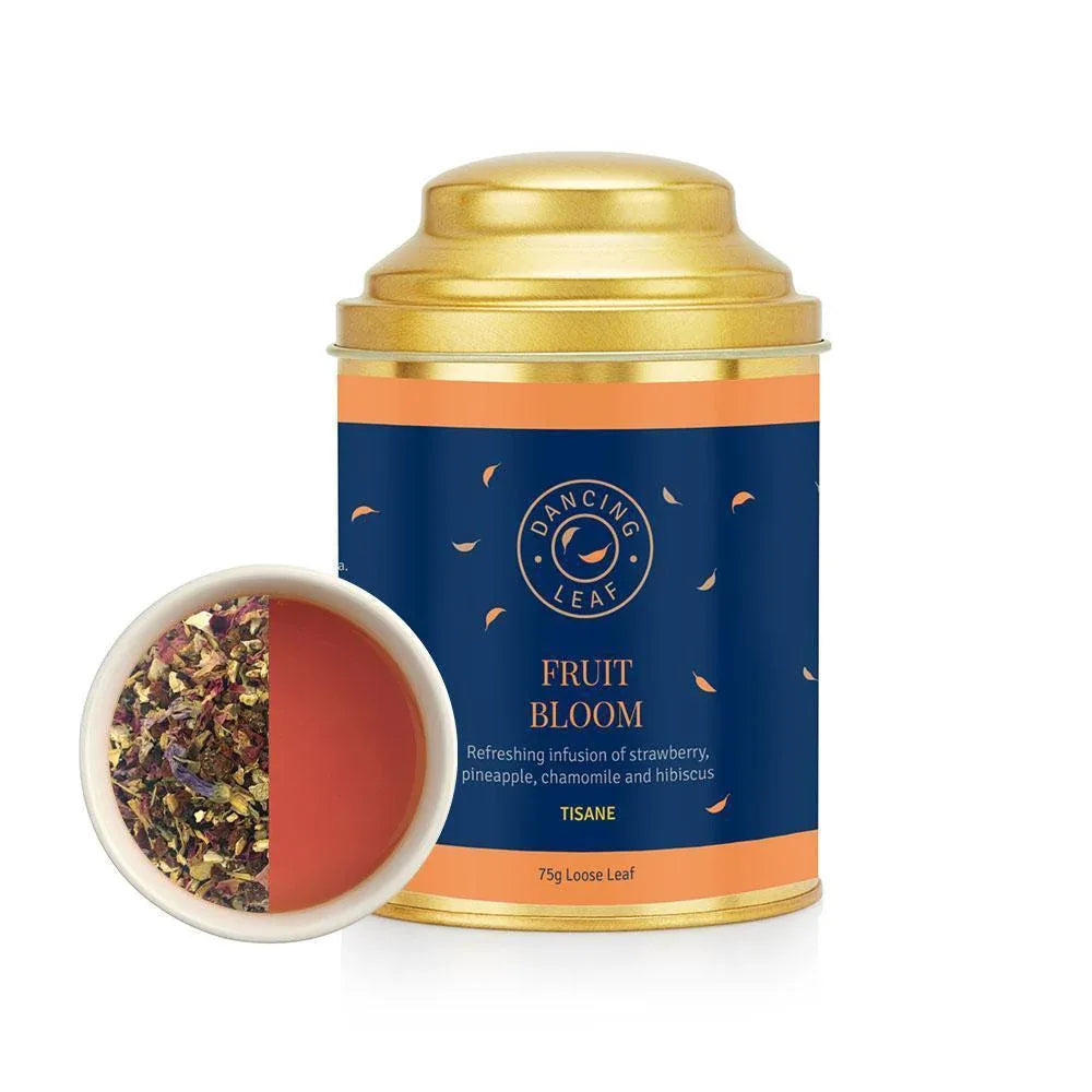 Fruit Bloom Herbal Infusion - Tropical Wellness Blend - Dancing Leaf