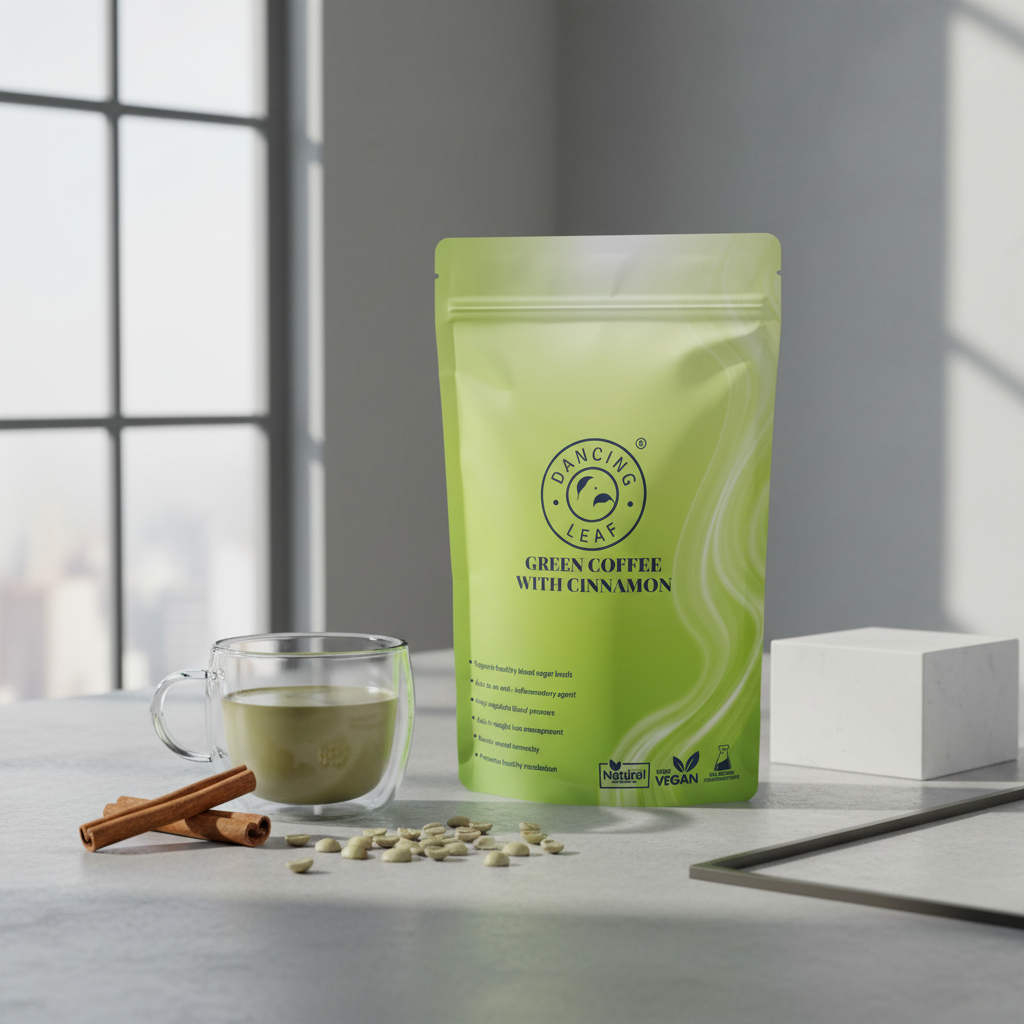 Green Coffee with Cinnamon - Wellness Blend - 200g-Dancing Leaf