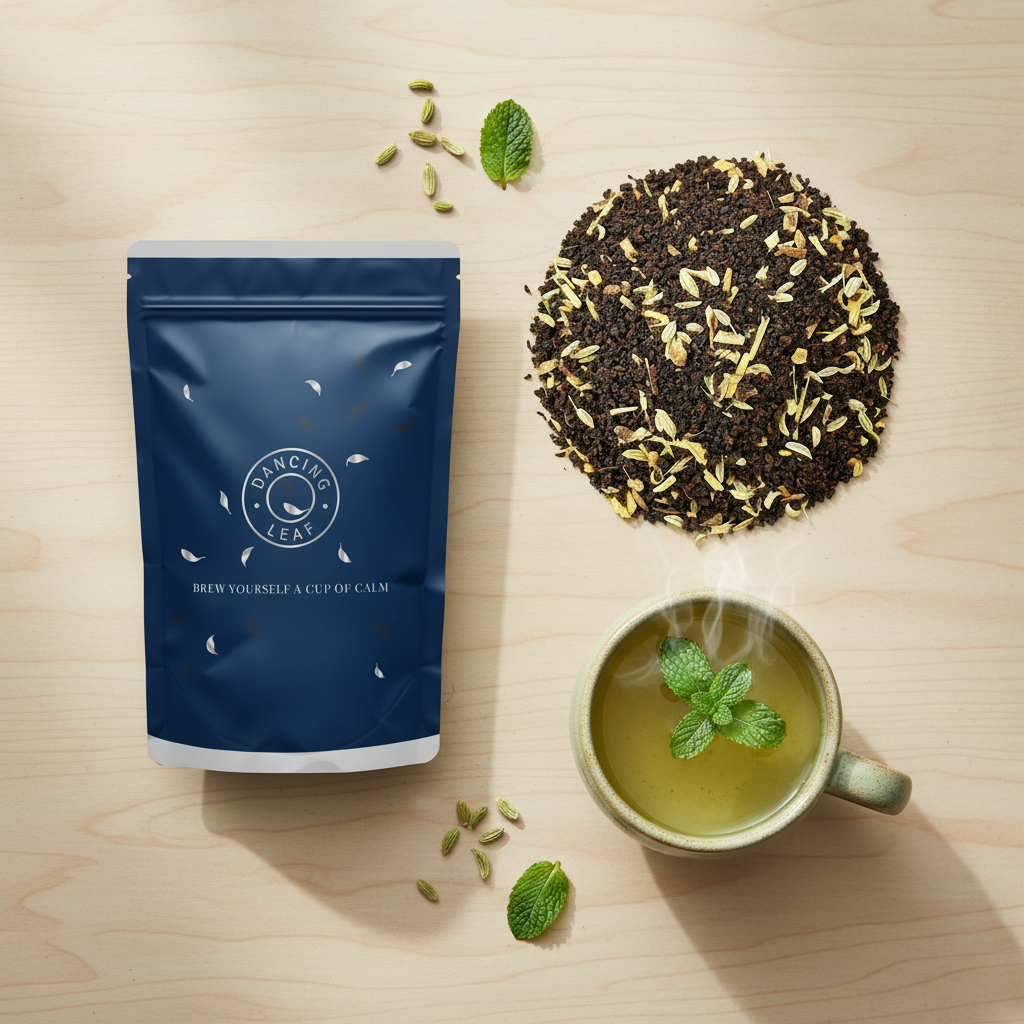 Haryali Chai - Fennel Khus Vetiver Relaxation Tea-Dancing Leaf