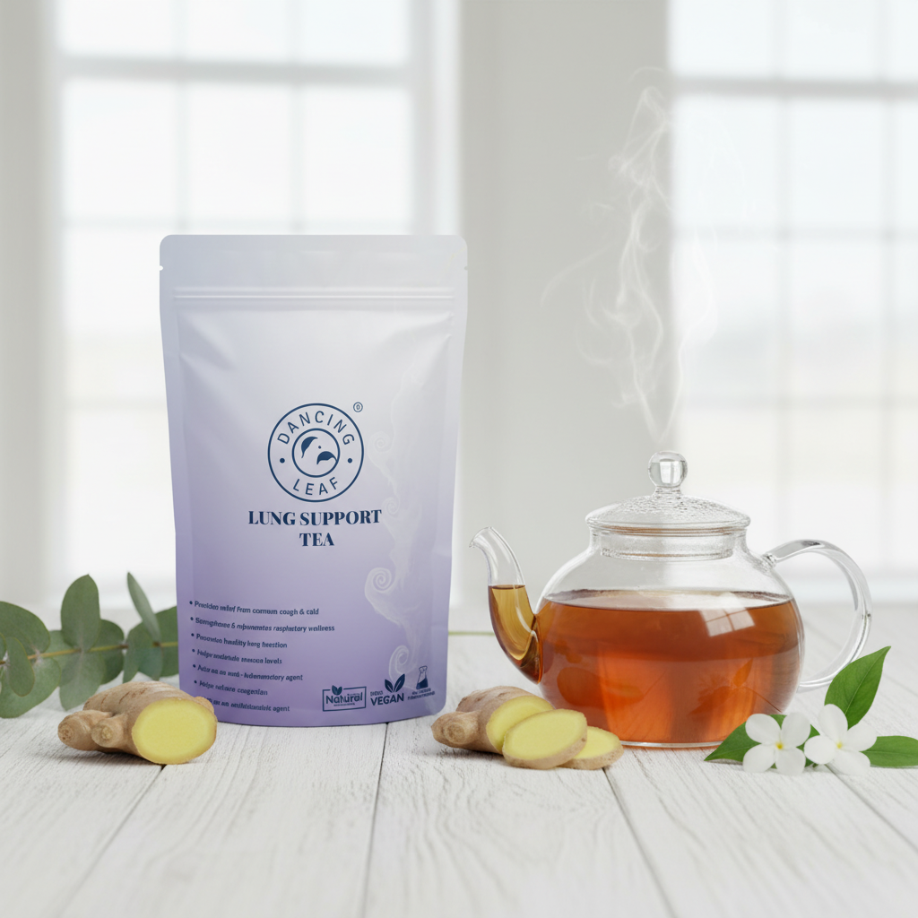 Lung Support Tea - Respiratory Wellness Blend - 100g-Dancing Leaf