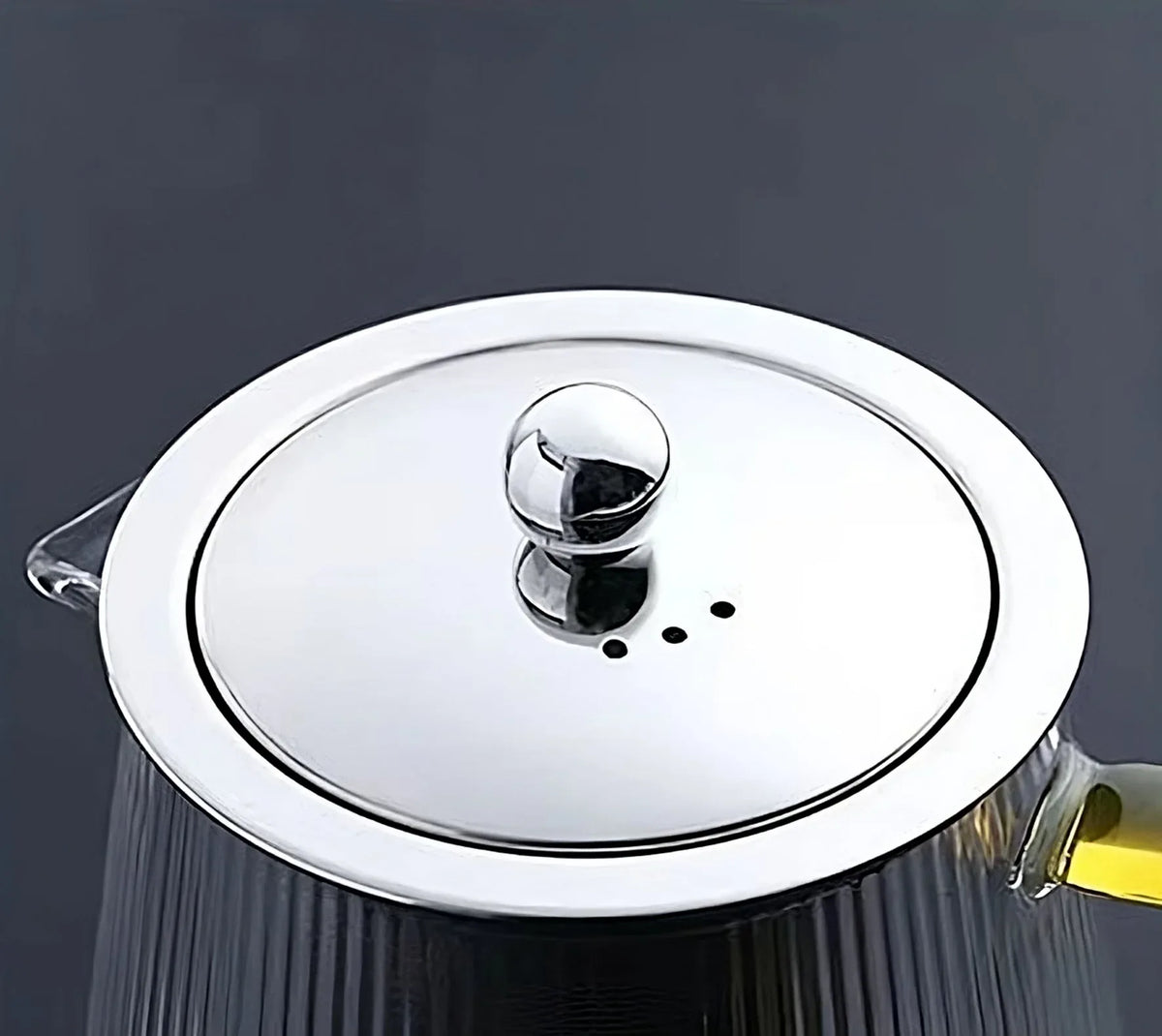 Tea Pot Raya Raya Glass Teapot with Steel Infuser 800ml | Large Tea Pot | Dancing Leaf