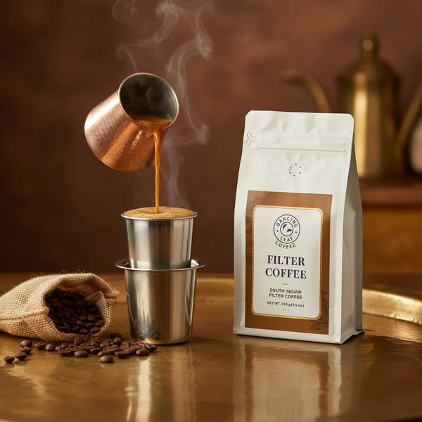 South Indian Filter Coffee 100g | Traditional Blend | Dancing Leaf