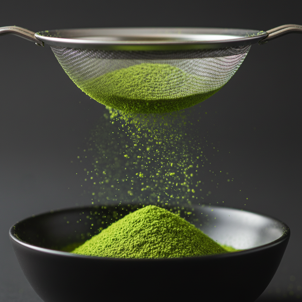 Matcha Texture Close-Up