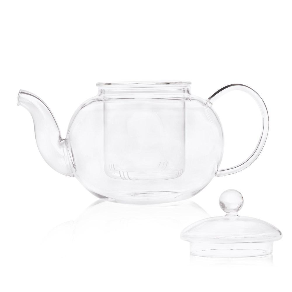 Clasico Teapot with Infuser (600ml)-Dancing Leaf