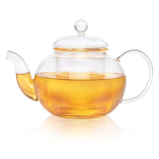 Clasico Teapot with Infuser (600ml)-Dancing Leaf