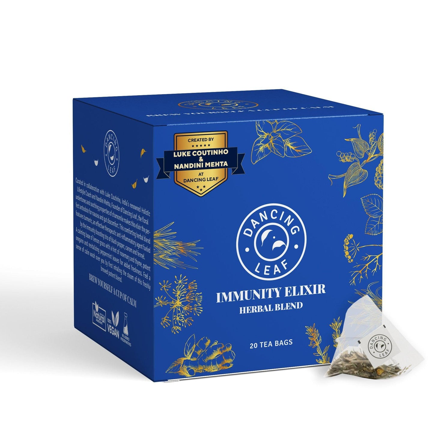 Evening Immunity Elixir - Herbal Blend ( 20 Tea Bags )-Dancing Leaf