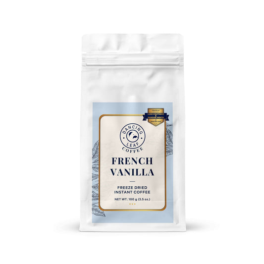 French Vanilla - Freeze Dried Instant Coffee (100g)-Dancing Leaf