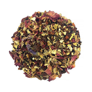 Fruit Bloom Herbal Infusion - Tropical Wellness Blend - Dancing Leaf