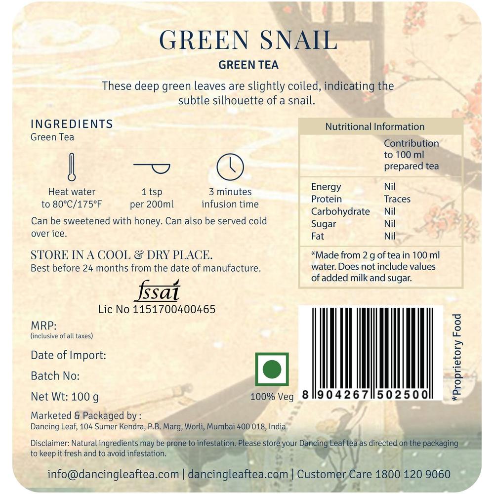 Green Snail-Dancing Leaf