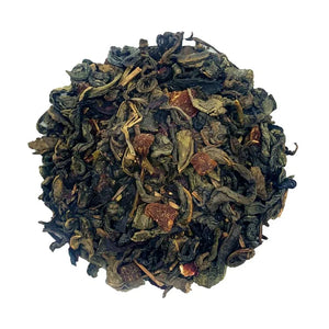 Green Tea with Peach & Hibiscus - Fruity Wellness Fusion - Dancing Leaf