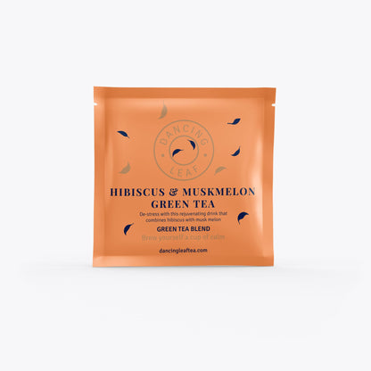 Hibiscus & Muskmelon Green Tea ( 20 Tea Bags )-Dancing Leaf