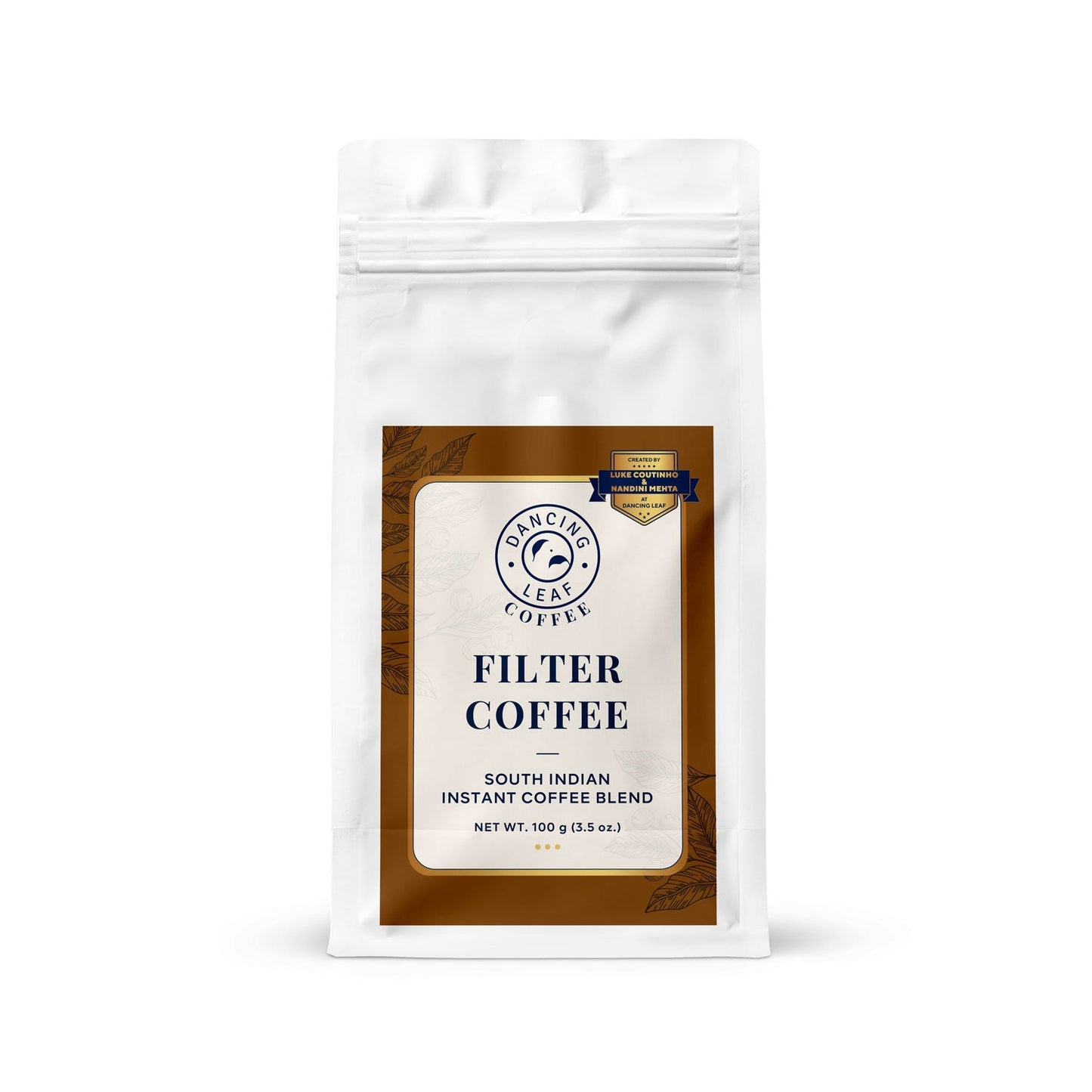 Indian Filter Coffee - Instant Coffee (100g)-Dancing Leaf