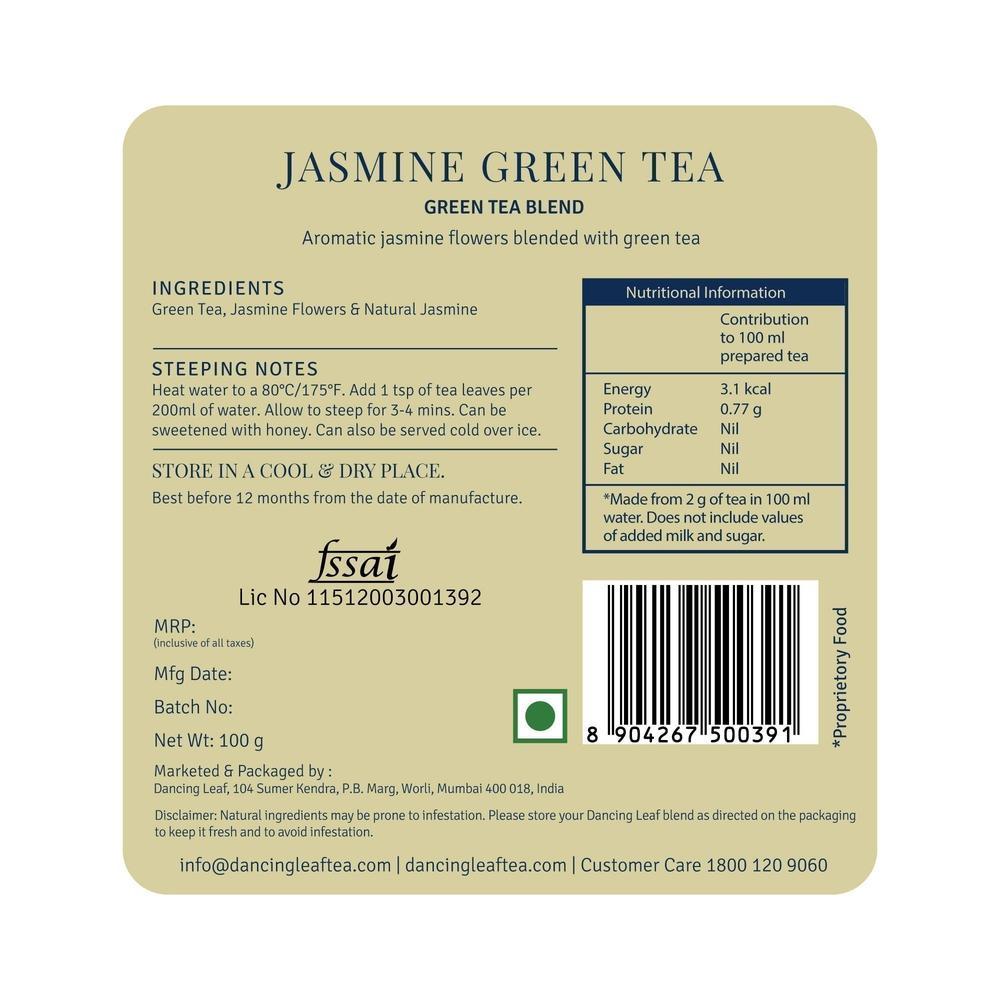 Jasmine Green Tea-Dancing Leaf