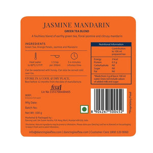 Jasmine & Mandarin Green Tea - Floral Citrus Fusion - Dancing Leaf