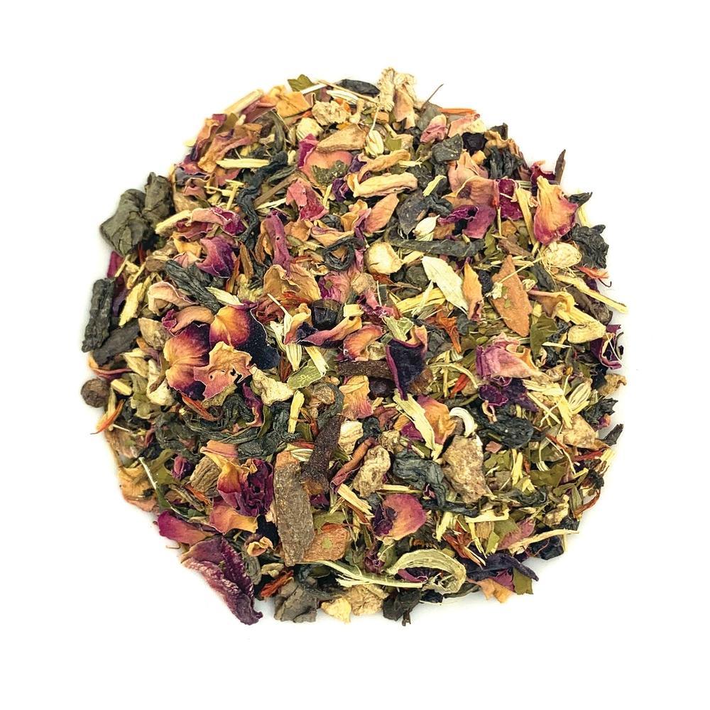 Kashmiri Kahwa Green Tea Blend - Traditional Spiced Luxury - Dancing Leaf