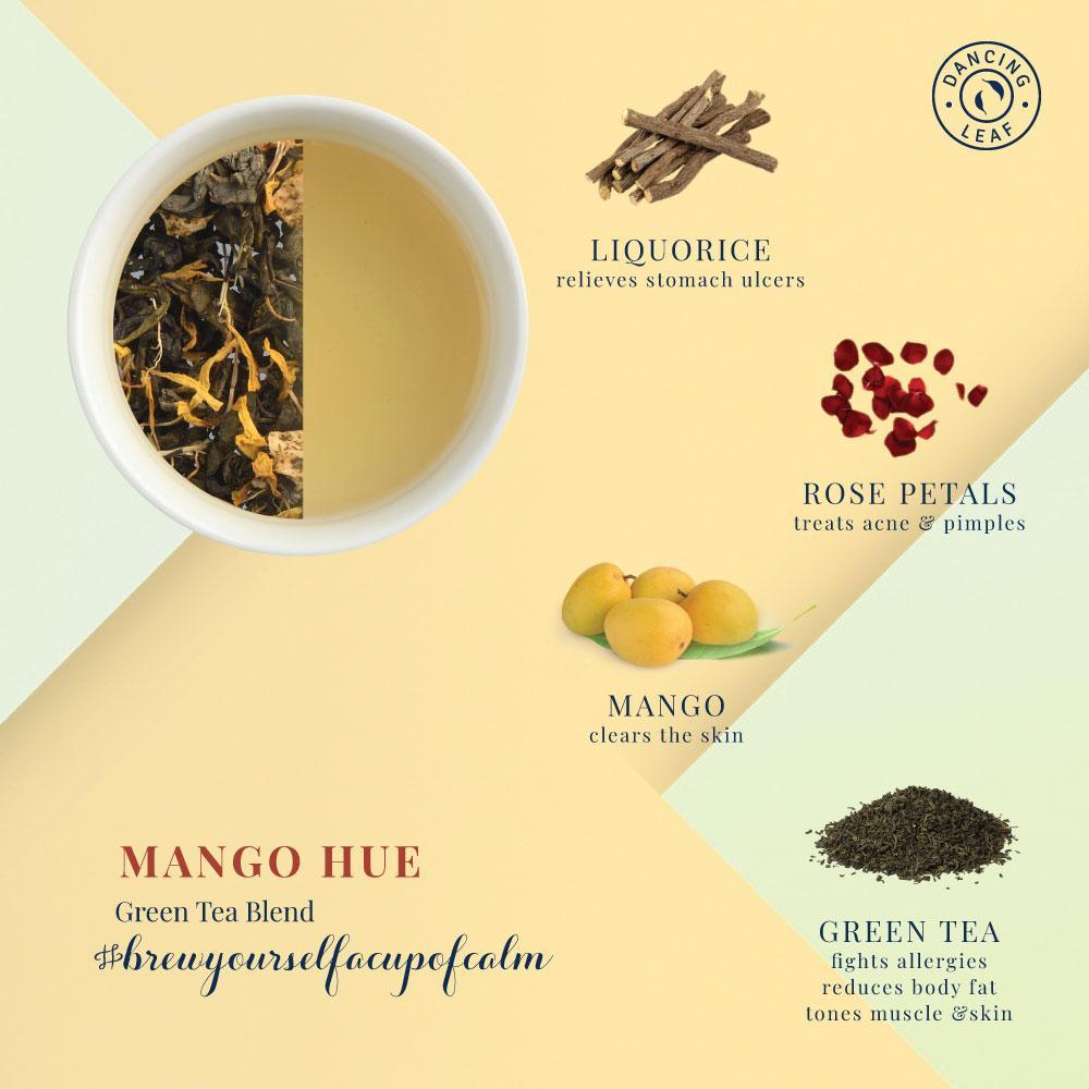 Mango Hue-Dancing Leaf