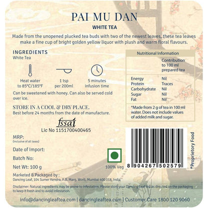 Pai Mu Dan-Dancing Leaf
