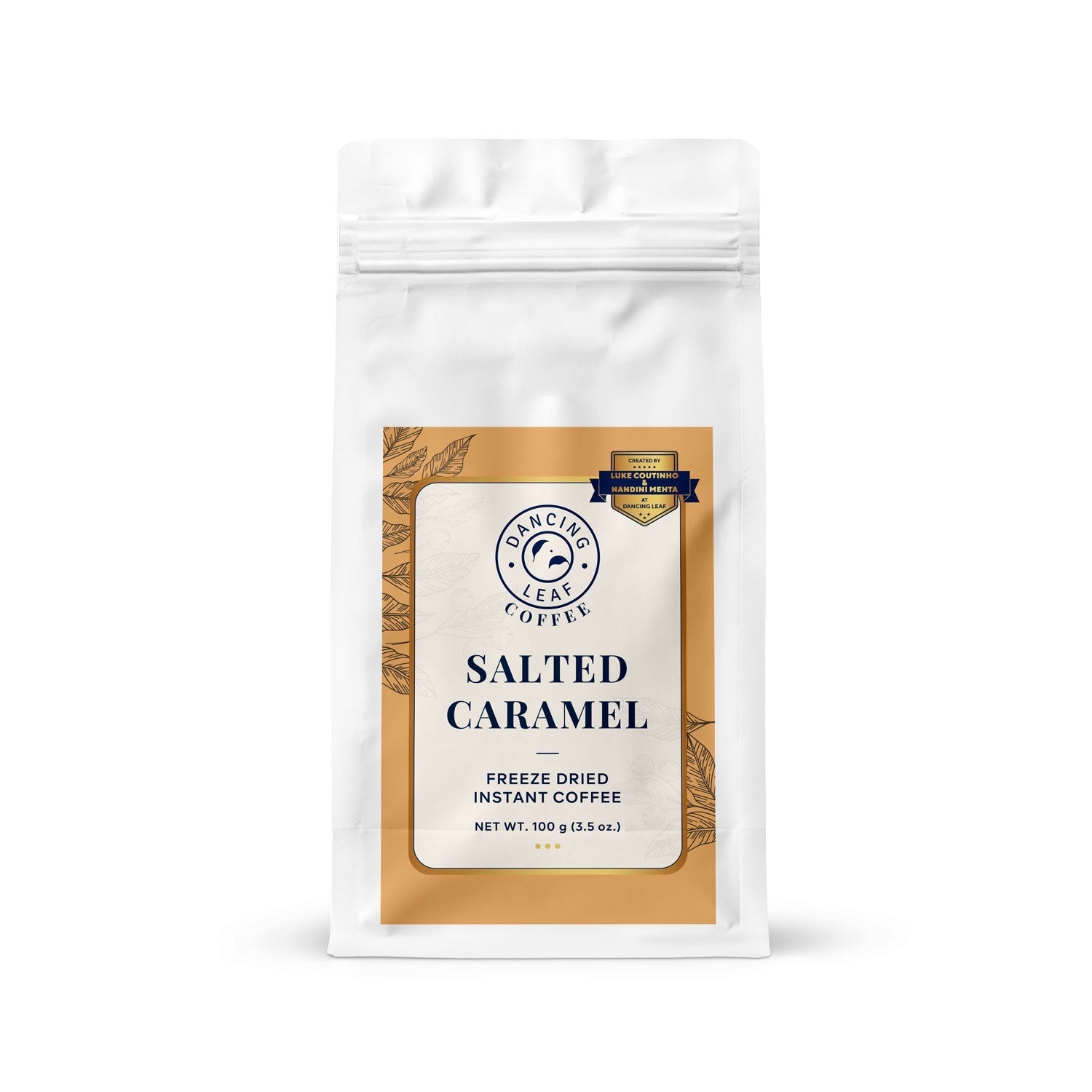Salted Caramel - Freeze Dried Instant Coffee (100g)-Dancing Leaf