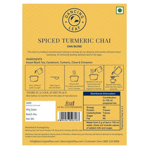 Spiced Turmeric Chai - Haldi Wali Chai with Healing Spices - Dancing Leaf