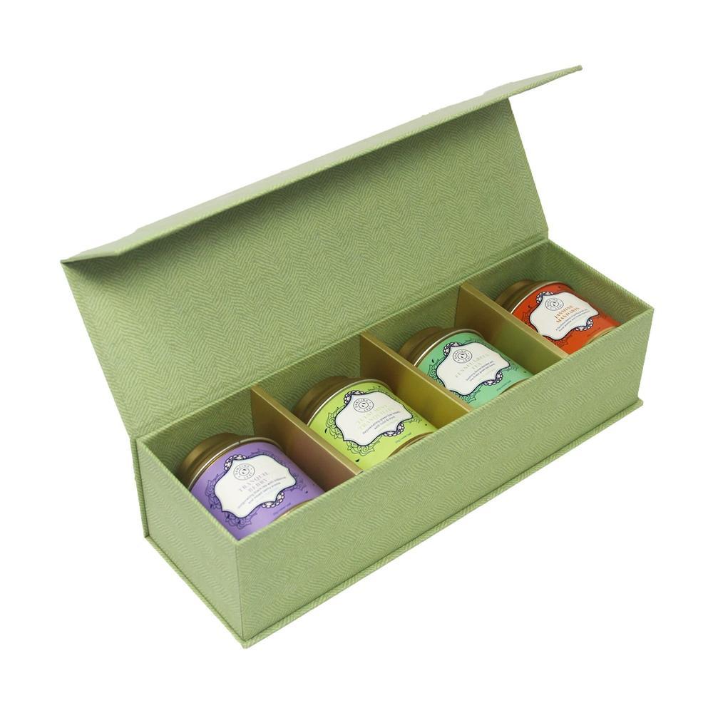 Symphony Gift Box (4 Tea Caddies)-Dancing Leaf