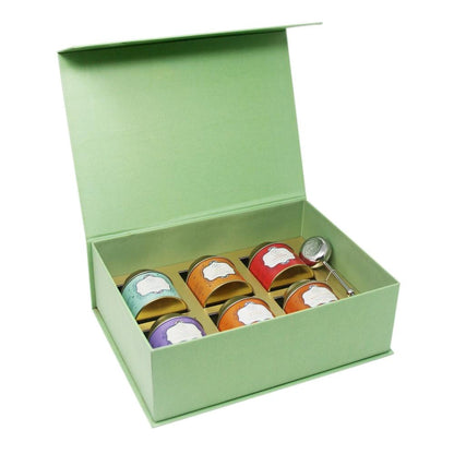 Synergy Gift Box (6 Tea Caddies + Plano Infuser)-Dancing Leaf