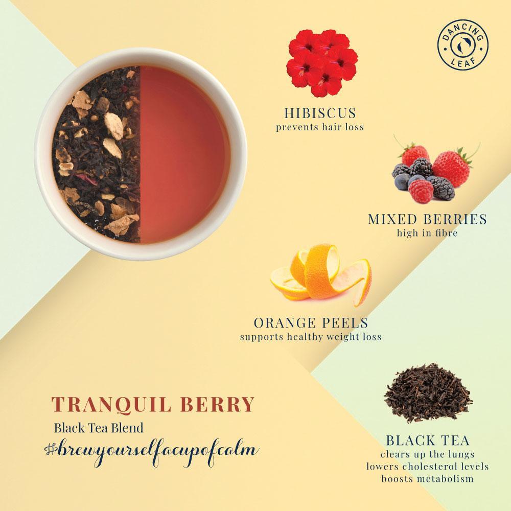 Tranquil Berry-Dancing Leaf