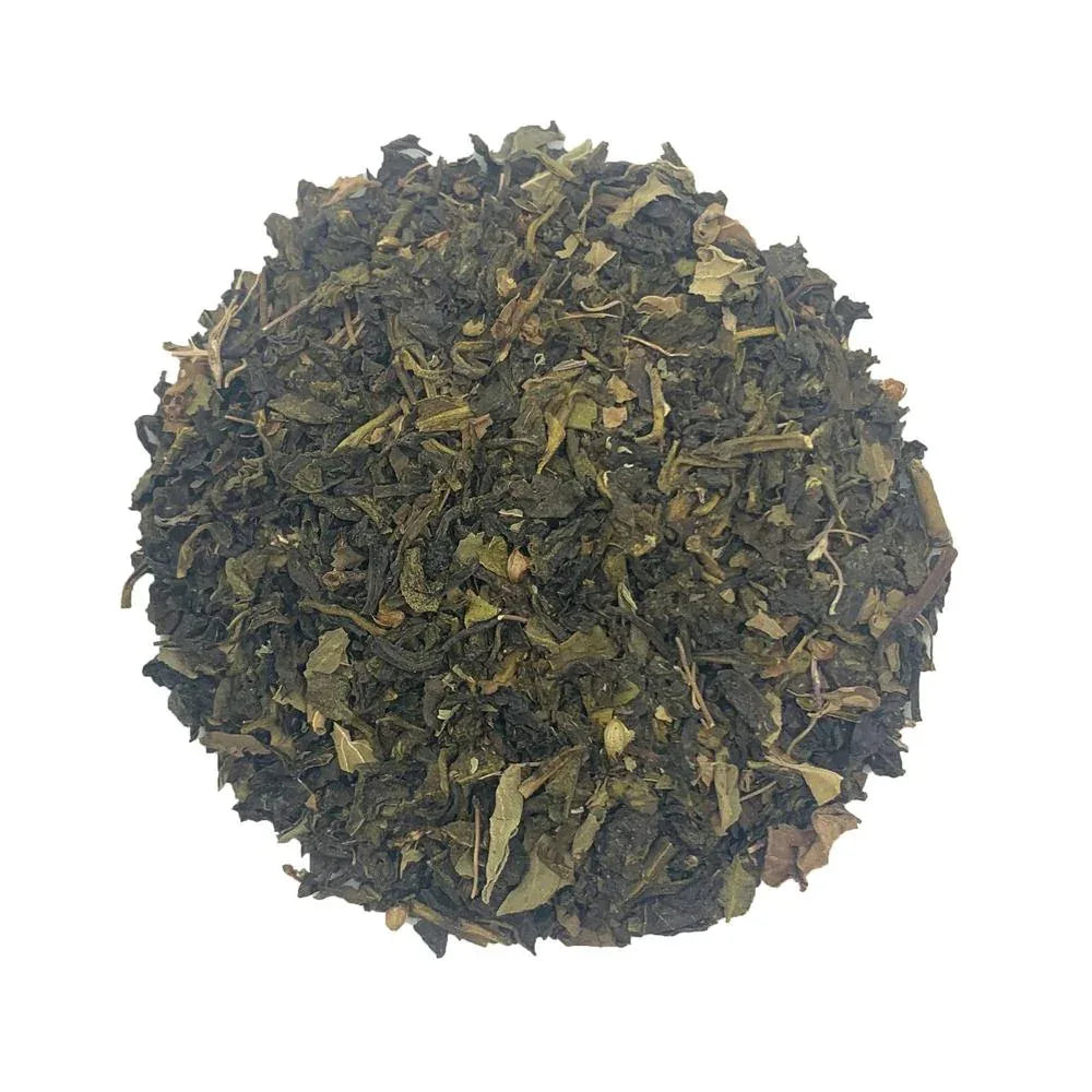 Tulsi Mint Tranquility Green Tea Blend - Sacred Wellness Fusion - Dancing Leaf