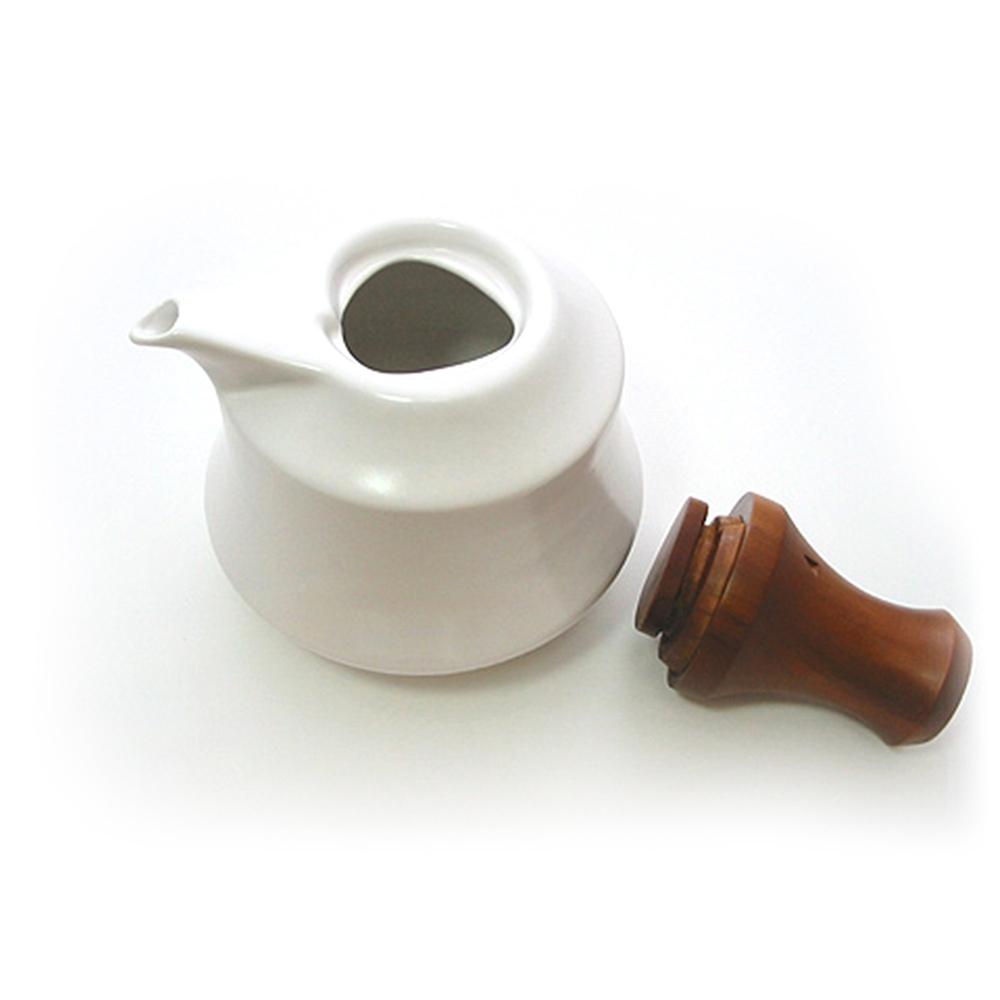 Vida Stoneware Teapot (830ml) with set of 4 Cups (200ml)-Dancing Leaf