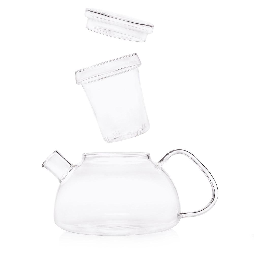 Vivo Teapot with Infuser (1000ml)-Dancing Leaf